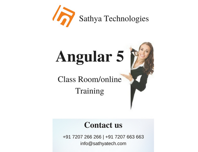 Angular 5 online  training in Hyderabad, Hyderabad, Telangana, India