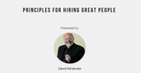 Principles of Hiring Great People