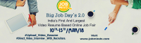 Big Job Days 2.0 India's largest Video based Online  Job Fair