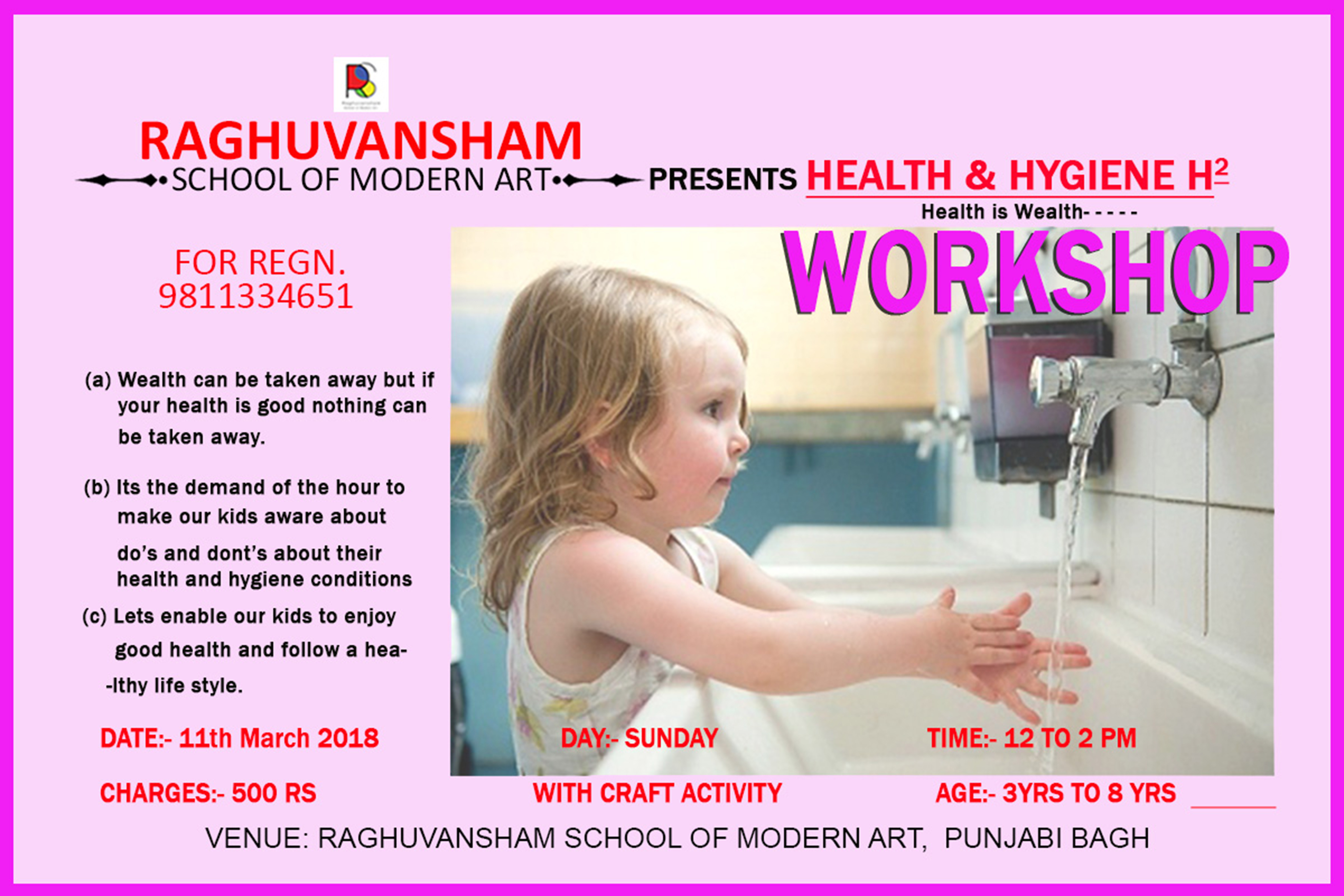 health and hygiene workshop, West Delhi, Delhi, India