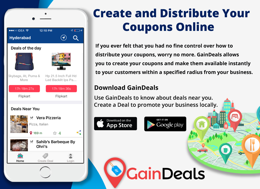 Create Coupons And Deals To Clear Your Stock - Try GainDeals, Lucknow, Uttar Pradesh, India