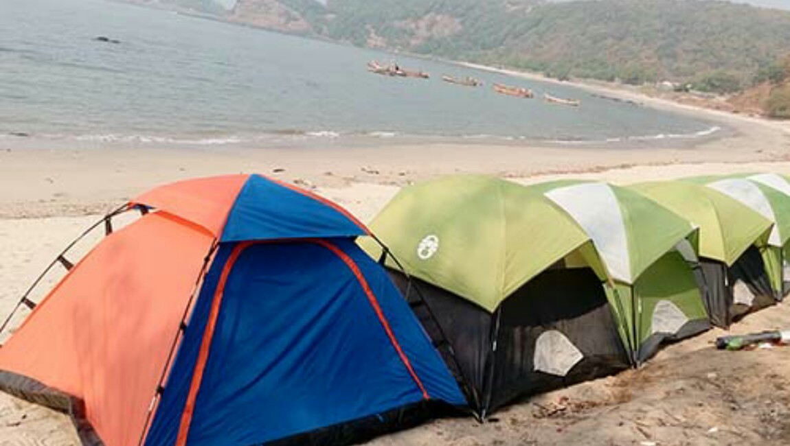 Alibaug Beach Camping, Pune, Maharashtra, India