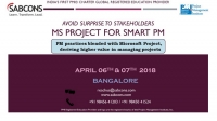 MS Project Training 06th and 07th April 2018