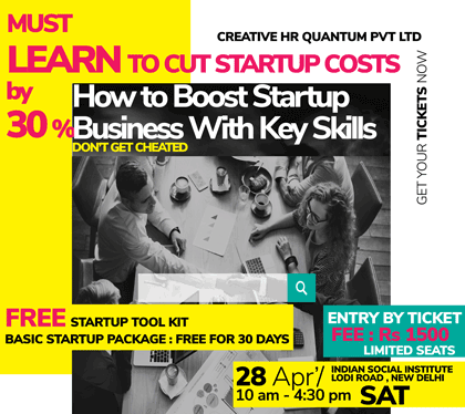 MUST LEARN TO CUT STARTUP COSTS by 30% :Boost Business With Key Skills, South Delhi, Delhi, India
