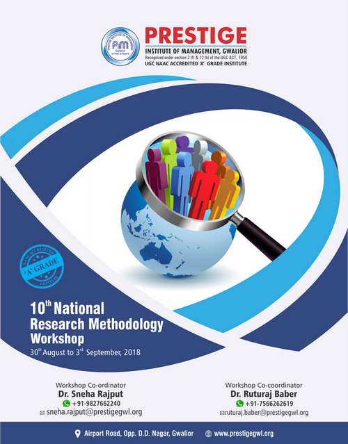 10th National Research Methodology Workshop, Gwalior, Madhya Pradesh, India