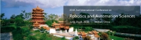 2018- The 2th International Conference on Robotics and Automation Sciences ICRAS