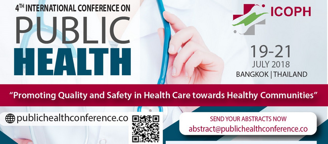 4th International Conference on Public Health 2018, Bangkok, Thailand