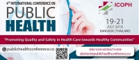 4th International Conference on Public Health 2018