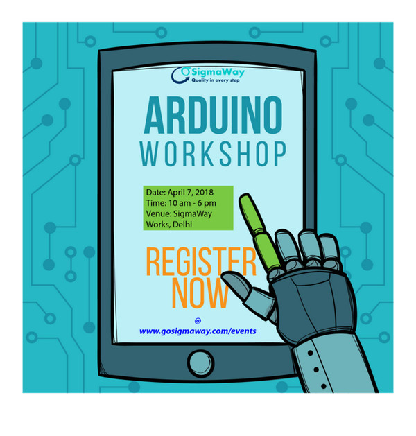RoboSigma: Arduino 4 Beginners Workshop, East Delhi, Delhi, India