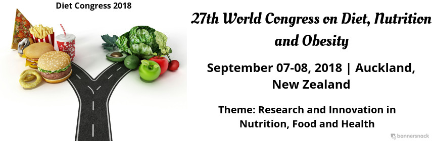 27th World Congress on Diet, Nutrition and Obesity, Auckland, New Zealand