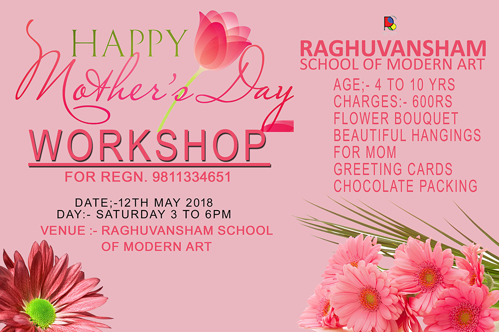 happy mothers day workshop, West Delhi, Delhi, India
