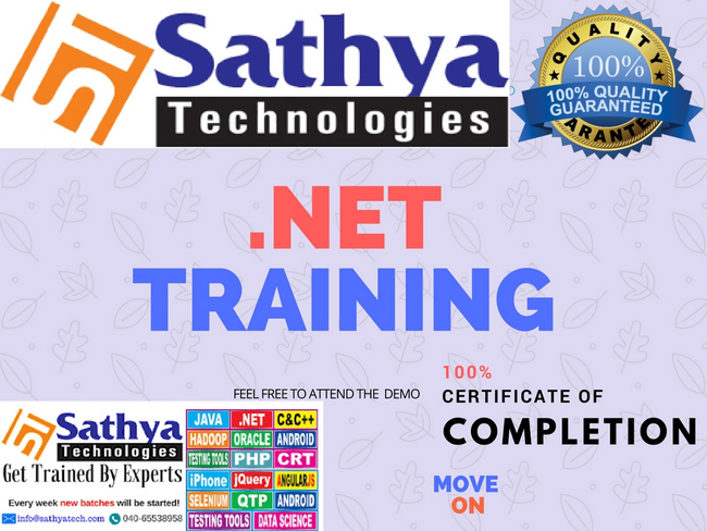 Dot net training in Hyderabad, Hyderabad, Telangana, India