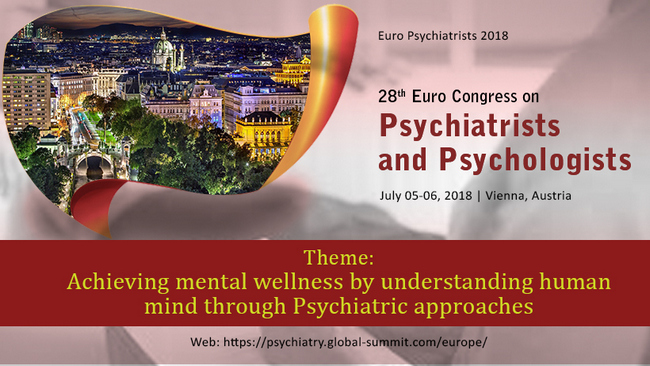 28th Euro Congress on  Psychiatrists and Psychologists, Vienna, Wien, Austria