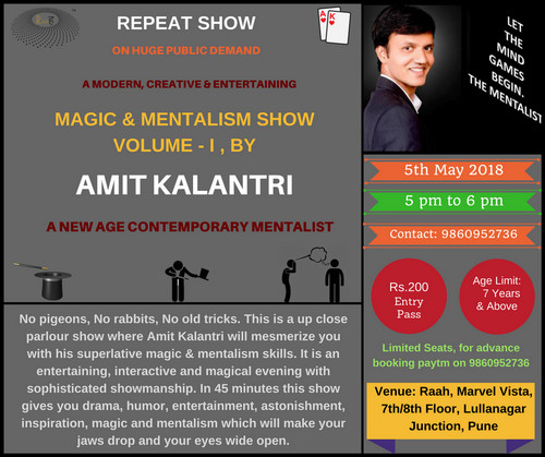 Magic & Mentalism Show Volume I, Pune, Maharashtra, India