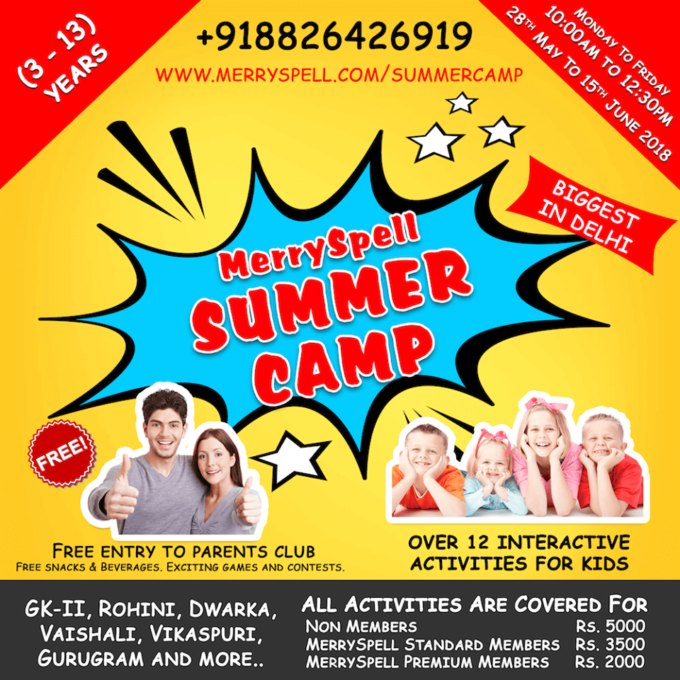 MerrySpell Summer Camp, South Delhi, Delhi, India