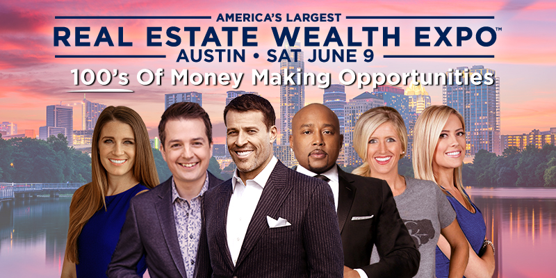 Real Estate Wealth Expo Featuring Tony Robbins & Daymond John - Austin 2018, Austin, Texas, United States