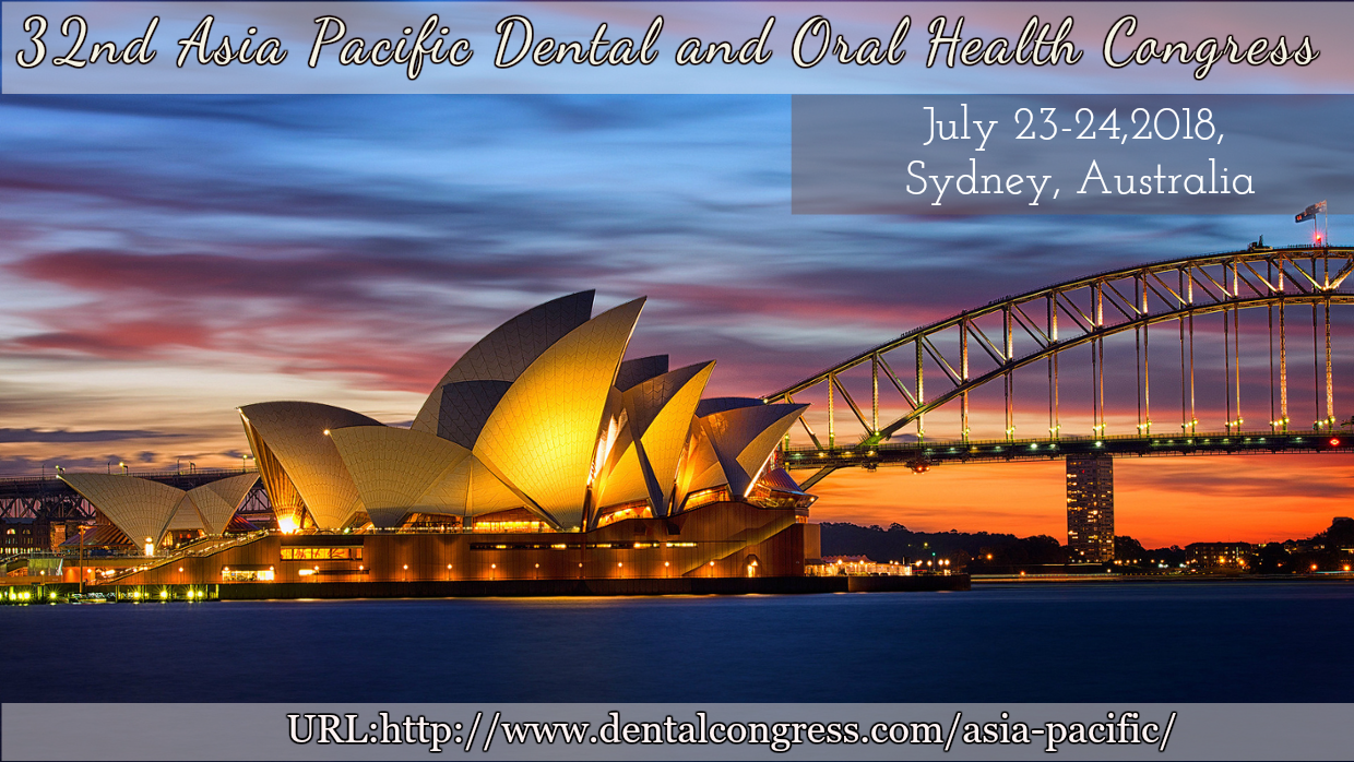 32nd Asia Pacific Dental and Oral Health Congress, Sydney, Australia