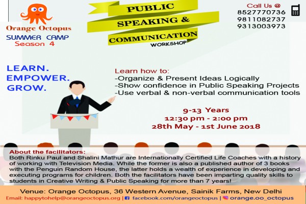 Public Speaking & Communication, South Delhi, Delhi, India