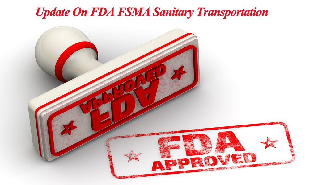 2018 Update on FDA FSMA Sanitary Transportation in Human and Animal Foods, Denver, Colorado, United States