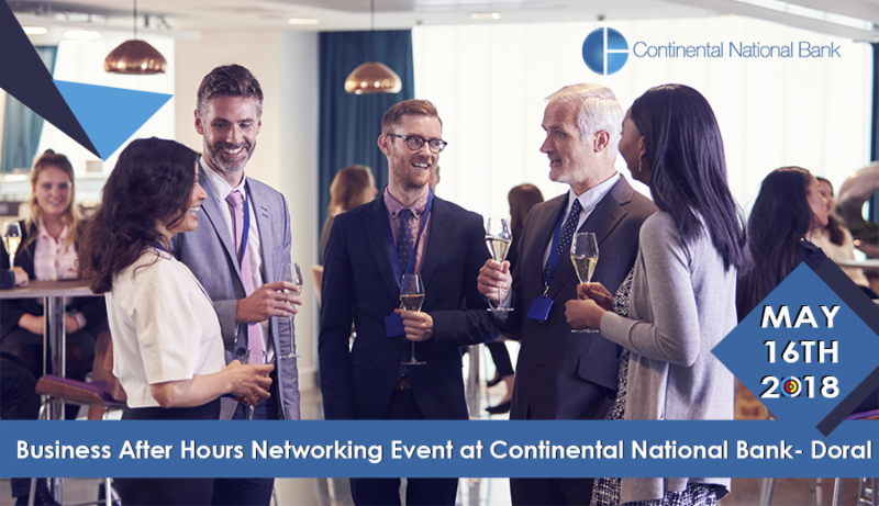 Business After Hours Networking Event at Continental National Bank, Miami-Dade, Florida, United States
