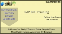 SAP BPC Fast track batch starts on May 7 th @ 6 PM