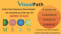MERN STACK Classroom Demo session by Visualpath