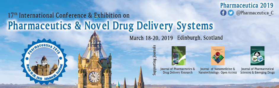 17th International Conference and Exhibition on  Pharmaceutics & Novel Drug Delivery Systems, Edinburgh, Scotland, United Kingdom