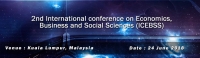 2nd International conference on Economics, Business and Social Sciences (ICEBSS)