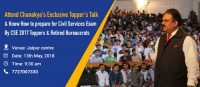 Topper's Talk on How to prepare for Civil Services Exam in Jaipur