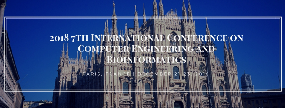 2018 7th International Conference on Computer Engineering and Bioinformatics (ICCEB 2018), Paris, France