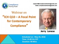 ICH Q10 – A Focal Point for Contemporary Compliance