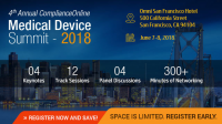ComplianceOnline - 4th Annual Medical Device Summit 2018