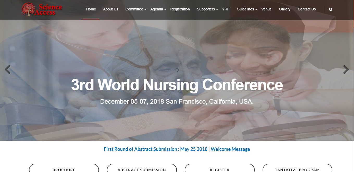 3rd World Nursing Conference, San Francisco, California, United States