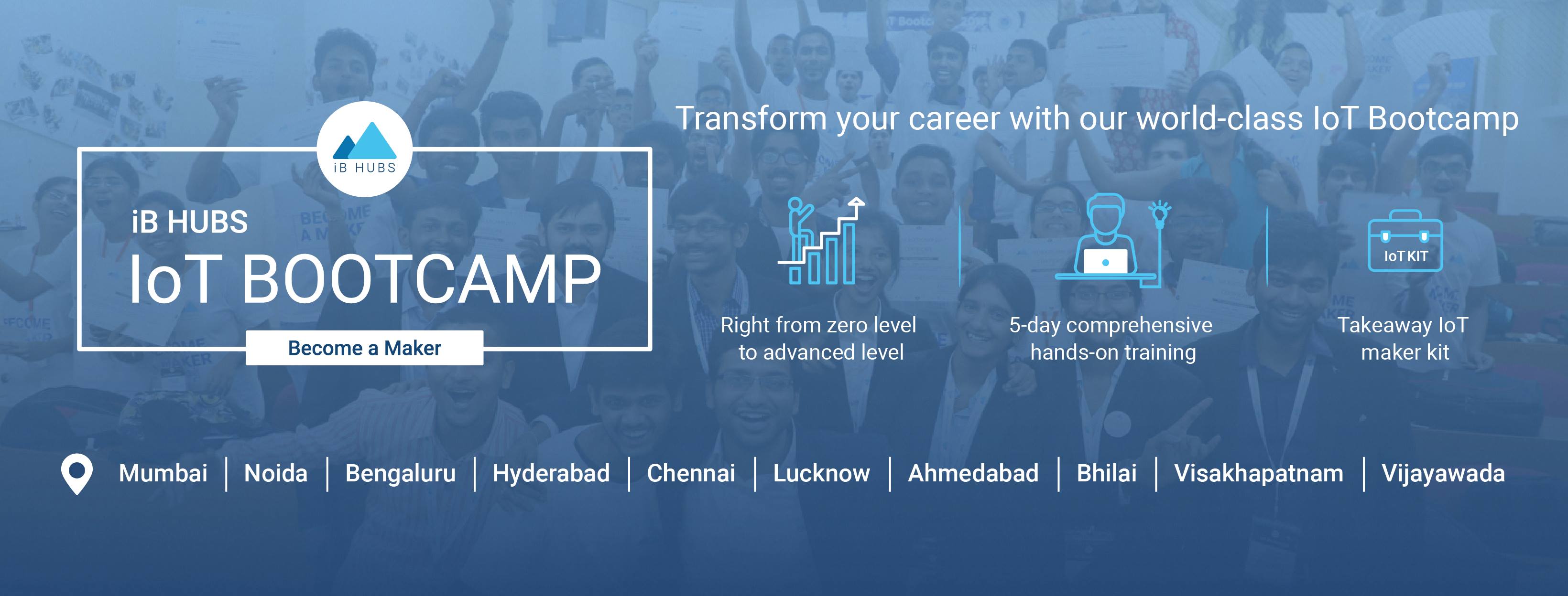 iB Hubs IoT Bootcamp '18, Ahmedabad, Gujarat, India