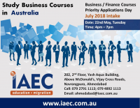Business Courses - Admissions Information Day @ IAEC Ahmedabad