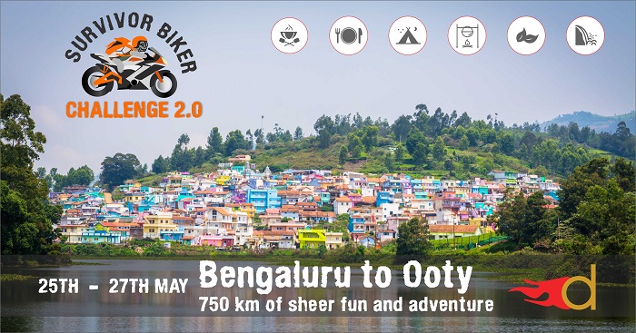 Survivor Biker Challenge 2.0, Bangalore, Karnataka, India