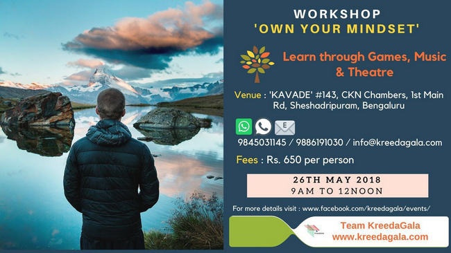 Workshop - Own Your Mindset, Bangalore, Karnataka, India