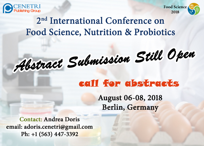 2nd International Conference on Food Science, Nutrition & Probiotics, Berlin, Germany