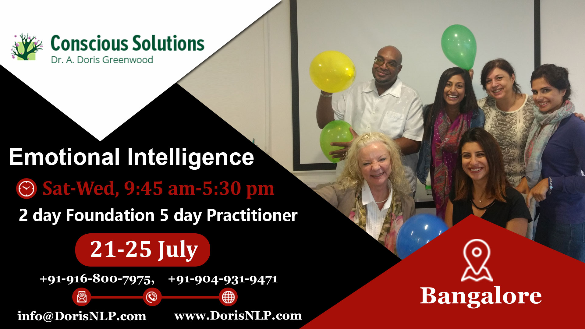 Emotional Intelligence Certifications program at Bangalore, Bangalore, Karnataka, India