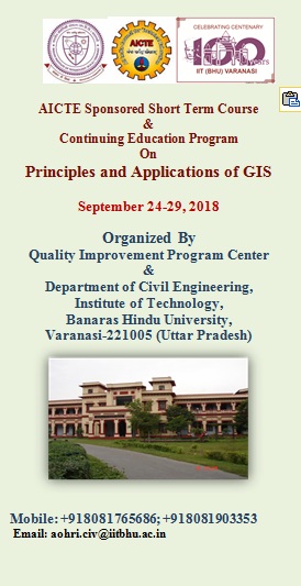 Principles and Applications of GIS, Varanasi, Uttar Pradesh, India
