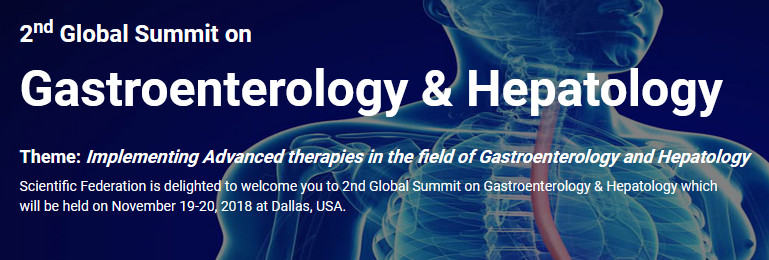 2nd Global Summit on Gastroenterology & Hepatology, Dallas, United States