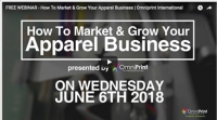 Webinar: How to Market & Grow Your Apparel Business