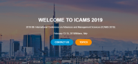 2019 6th International Conference on Advances and Management Sciences (ICAMS 2019）