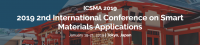 2019 2nd International Conference on Smart Materials Applications (ICSMA 2019)--SCOPUS, Ei Compendex