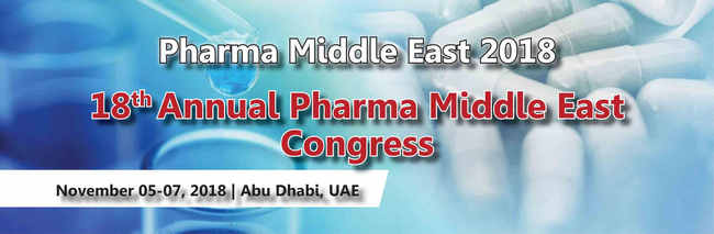18th Annual Pharma Middle East Congress, Abu Dhabi, United Arab Emirates