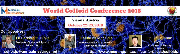 World Colloid Conference 2018, Vienna, Kärnten, Austria