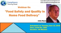Food Safety and Quality in Home Food Delivery