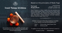 SINGING BOWLS SOUND THERAPY WORKSHOP – BASED ON THE PRINCIPLES OF NADA YOGA