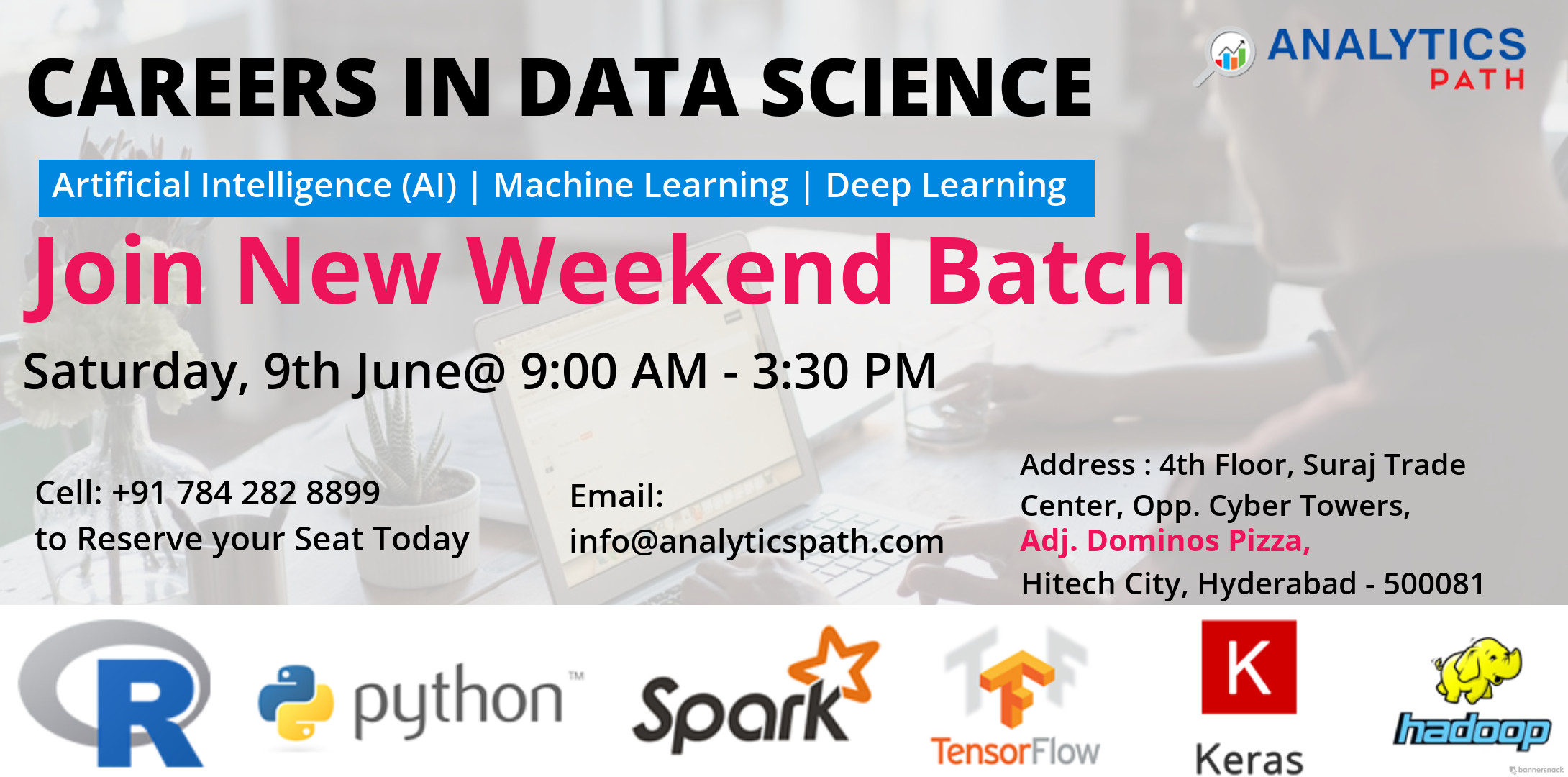 Enrolment Is Underway For A New Weekend Batch On Data Science, Hyderabad, Telangana, India