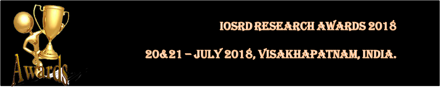 IOSRD Research Awards 2018, Vishakhapatnam, Andhra Pradesh, India